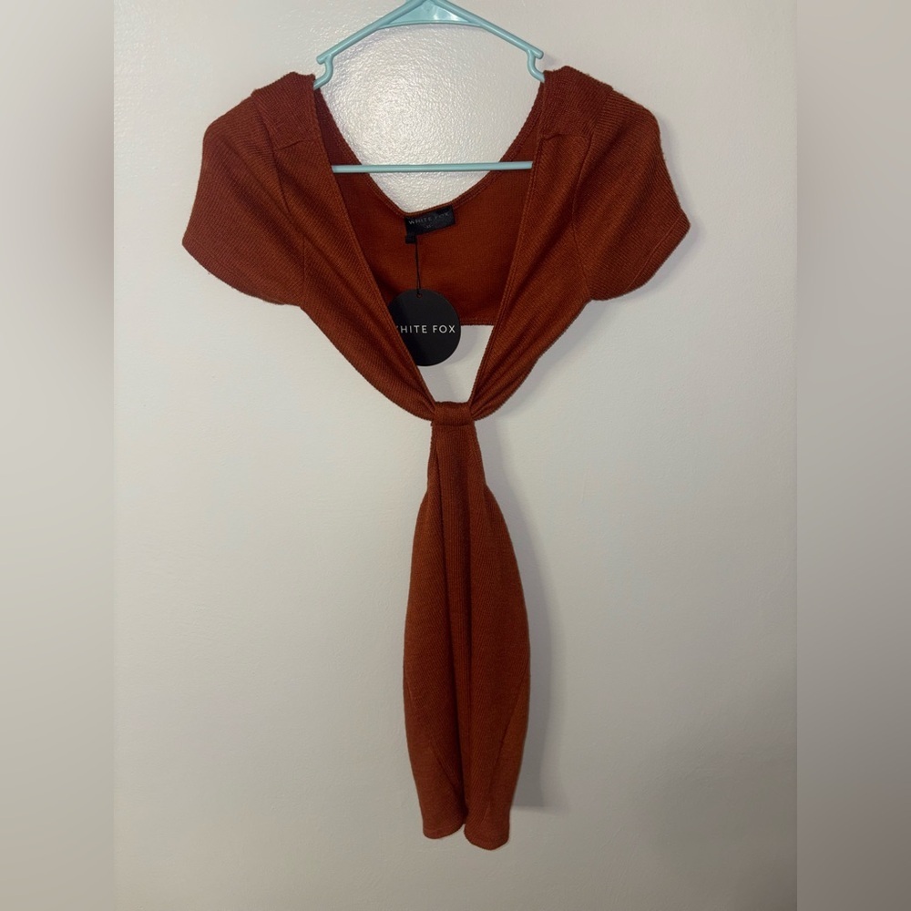 White Fox Boutique Rust Mini Dress - Picture 4 of 7